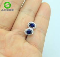 (Xing Family Workshop) Sapphire Earnail Personality Customized 18K Gold Inlays 102637