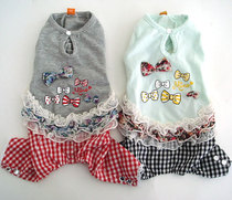 Dog boxers pet lace four-legged clothes pet clothes dog clothes