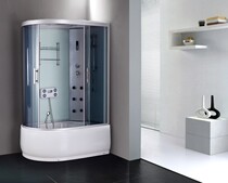 Integral shower room Special price with bathtub optional Steam surf Bubble bath Glass room Bath room 008