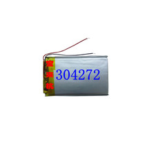 3 7V polymer lithium battery Ultra-thin battery 304272 1000mah MP3 4 5 recording e-book