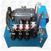 Factory direct Foshan Hongpeng hydraulic station professional design 3HP VP pump 80L solenoid valve hydraulic system