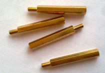 Copper Post isolation Post wiring copper post M3x 30mm 6 (with nut)(4 yuan 10 sets)