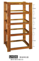 Jazz rack Li Yin single Five layer LYD5 black walnut wood rack glass cabinet HIFI sound Cabinet