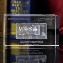 Crystal 3D laser engraving engine generator Crystal silent box model custom crystal machine model