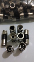 All copper extruded metric f head 75-5 wire RG6 wire connector for cable TV amplifier distributor