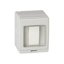Outdoor outdoor bathroom moisture-proof and waterproof one-position switch one-open dual-control 86-type surface-mounted waterproof wall switch