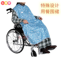 Elderly adult waterproof bibs Rice pockets leak-proof elderly people eat bibs saliva towels large