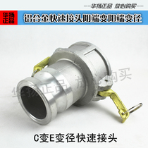 Yin end variable and male end quick connector C Change E male change wire pipe oil tanker oil unloading quick quick quick fitting joint