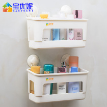 Baogenie suction cup shelving toilet free of punch cosmetic shelving bathroom wall-mounted storage rack