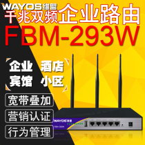 Wayos VMware FBM293W Multi WAN Gigabit Commercial Enterprise Fiber Dual Frequency Wireless Router