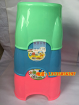 Home Thickened Plastic Stool Childrens Stool Adult Short Stool Small Stool Round Stool Cartoon Small Bench Footrest Stool swapped stool