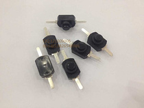 Supply cabin model LED bulb switch small press flashlight switch one on and one off 12*12*8 Black