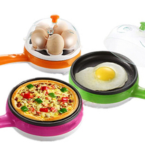 Multifunctional mini electric frying pan non-stick non-stick smokeless pan boiled eggs send wooden shovel automatic power-off breakfast omelette