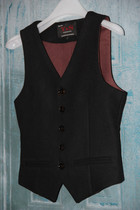 European and American British womens armored boyfriend handsome wool wool nail liner and horse jacket short vest