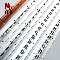 Lugu Clothing Store Wall Rail Rail Shelf Exhibition Cabinet Aluminum Single Row Double Platoon A Column Display Props Accessories Factory Price Promotion