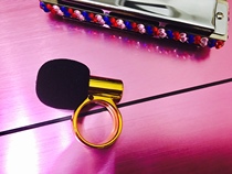 Harmonica microphone musical instrument microphone cool brother steel gun hulusi ocarina flute whistle special microphone ring