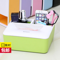 Eurostyle paper towels box towels paper crammy paper crammy plastic desktop cosmetic containing box makeup case storage box