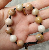 Ning Qiang Coral Jade Quadlet single hand strings with beads Buddha Pearl Sun Tattoo Bracelet 11 1 1 One life I L