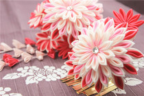 Japanese Japanese fine flower clothes hair hair Japanese style Japanese female handwriting and wind hair decoration cos
