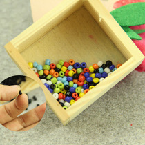 Creative handmade DIY material accessories irregular color column beaded necklace loose beads glass beads bright surface