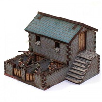 Little wheat recording wooden scene 15mm 1:100 fow ps take the battle of World War II pig house chicken coop