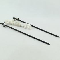 Long pole rod tail pull rope rear hanging set double ground plug 4 pull rope 40cm double fork long pole gantry frame accessories