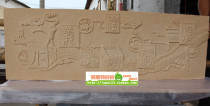  Hangzhou Lester art sandstone stone relief mural three-dimensional environmental protection FRP school cultural decoration background wall