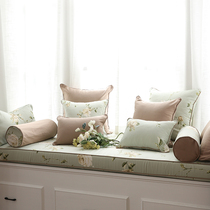 Sponge bay window mat custom bedroom window sill mat Tatami cushion Simple modern Nordic four seasons non-slip machine washable