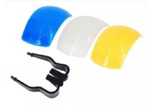 SLR camera top soft light top flash internal flash soft light cover white orange blue three-color cover set