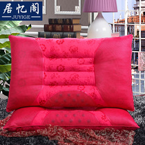 Cassia pillow red pillow pillow pillow pillow heart single student pillow pair of 2 single pillows