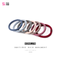 Hongjin Korea high elastic adult seamless hair rope tie hair does not hurt hair girl head rope headgear hair