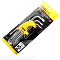STANLEY STANLEY 9-piece metric long ball head Allen wrench 94-162-23