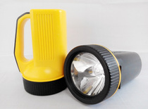  Household outdoor white LED light Emergency car search light portable light Plastic strong light flashlight