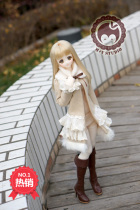(Meow house)Winter Japanese lady temperament coat windbreaker DD SD BJD 1 3 3 points baby clothes spot