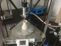 Ceramic hydrogel clay noodle food ceramic clay 3D printer unique two-stage feeding mechanism slurry extrusion