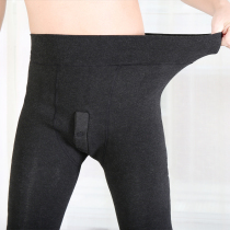 Autumn and winter men plus velvet padded warm tight velvet pants home pants leggings fleece pants BH