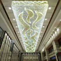 Hotel lobby banquet hall crystal ceiling lamp sales department sand building middle building rest negotiation area Engineering lamps