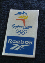 2000 Sydney Olympic Games badges sponsor Sharp Step Badge