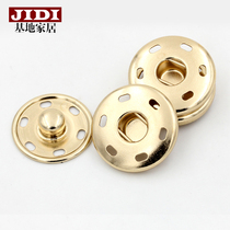 Base accessories Metal dark buckle Invisible button Baby clothes Button Snap button Mother button Snap button Gold