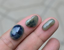 Natural non-burnt Sapphire (corundum grade) bare stone ring surface strange color particles full special offer