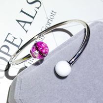 Breast milk fetal hair bracelet Homemade baby souvenir diy double mother-of-pearl necklace Fetal hair bracelet pendant Fetal hair painting