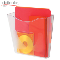 American Dido A4 European Wall Wall data rack bibliography rack display rack magazine newspaper rack hanging wall document storage box rack transparent vertical 63001 Factory Direct