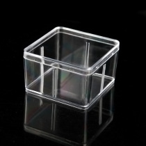 High transparent plastic empty box square storage box sample jewelry display box jewelry box rhinestone box wholesale