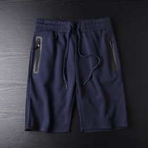 Foreign trade factory shorts mens tail single export European and American splicing sports five-point pants original single cut loose Tide brand breeches