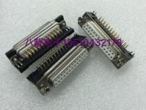 Industrial grade high quality gold-plated DB25 female solid core welded plate DR25 hole car needle 90 degree curved pin plate