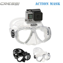 () Italian CRESSI ACTION snorkeling scuba diving mirror can be installed gopro