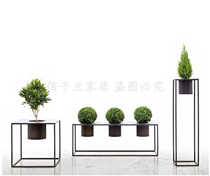 Nordic metal flower shelf living room floor-standing flower rack rack balcony indoor home multi-layer flower pot rack new