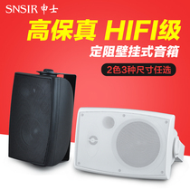 SNSIR Shenshi LBG public broadcasting Wall-mounted fixed resistance speaker speaker Public broadcasting teaching conference audio