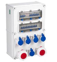 Jinnai electric combination socket box workshop power supply repair box waterproof distribution box open dustproof industrial socket box