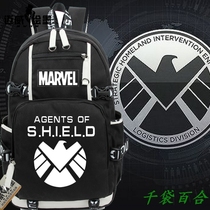 The new version of the Avengers American drama around the S.H. I .E.L.D. Hydra America Captain America logo bag backpack